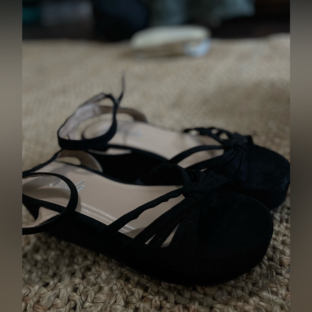 Velvet Platform Sandals